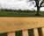 Bespoke timber seat with engraving - Epping Golf Course 1