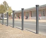 Decorative steel bollard Ø 76 AND 114 mm 