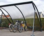 Moonshape cycle shelter