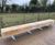 Bespoke green oak benches 3