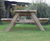 A - Frame Treated Redwood Picnic Bench - 3m 1