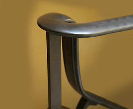 Bespoke brass handrails