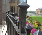 Carltonia forged steel railings