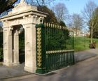 Bespoke cast iron driveway gates