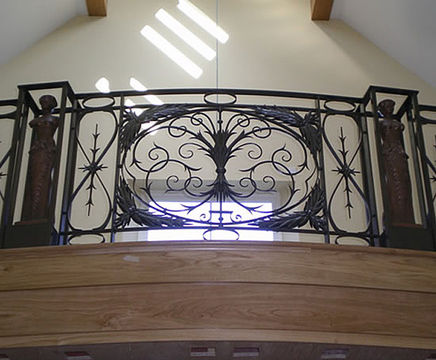 Bespoke brass balustrades