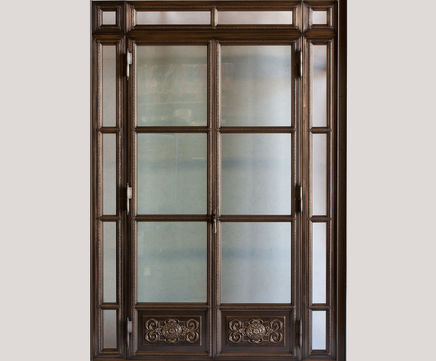 Bronze doors