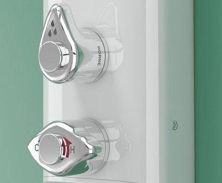How to retrofit lever controls on the TVS1 shower panel