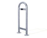 Door Guard Thin - steel door stop with rubber wall protector
