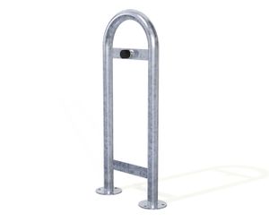 Door Guard Thin - steel door stop with rubber wall protector