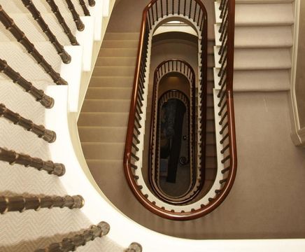 Internal cast iron balustrades