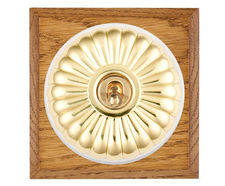 Bloomsbury Dome - fluted and plain light switch designs