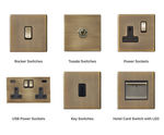Hartland CFX - slim switches and sockets with high-quality finish