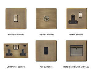 Hartland CFX - slim switches and sockets with high-quality finish