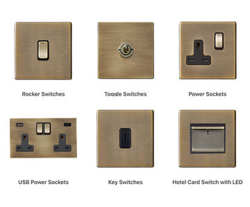 Hartland CFX - slim switches and sockets with high-quality finish