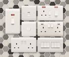 Verve - white plastic moulded wiring accessories range