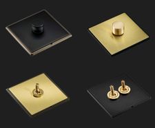 Hamilton's new dimmer knob and toggle switch designs