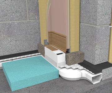 Newton CDM System 500 - Type C cavity drain waterproofing system