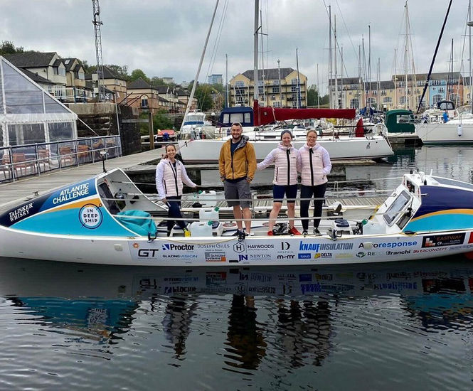 Newton Sponsors Atlantic Rowers