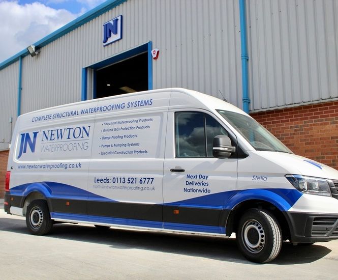Newton Waterproofing vehicles now deliver nationwide