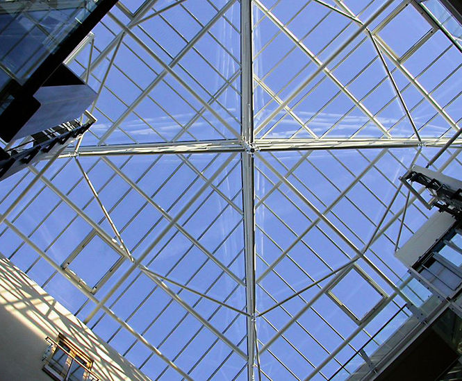 Traditional patent glazing - Wells House, Ilkley