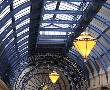 Heritage patent glazing, Winter Gardens, Blackpool