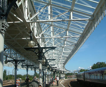 Traditional patent glazing, York Railway Station