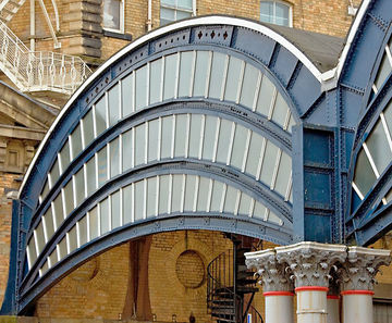 Traditional patent glazing at York railway station