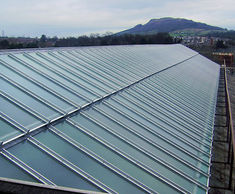 Traditional patent glazing, Abergavenny Market Hall