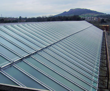 Traditional patent glazing, Abergavenny Market Hall