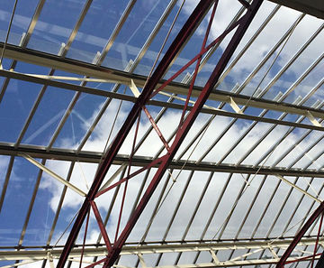 Skyline patent glazing, Altrincham Railway Station