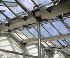 Heritage patent glazing, Botanical Gardens, Sheffield