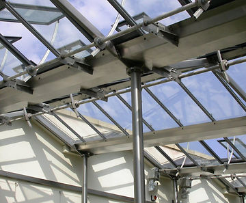 Heritage patent glazing, Botanical Gardens, Sheffield