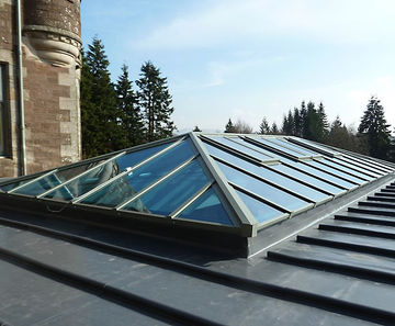 Skyline Box patent glazing system - Cromlix Hotel