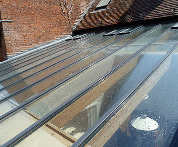 Rafterline patent glazing system, domestic conservatory