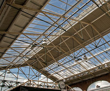 Traditional patent glazing for railway station refurb