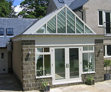 Skyline Box patent glazing system for domestic dwelling