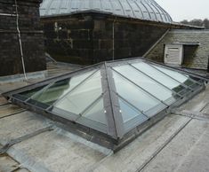 Heritage patent glazing system, Kedleston Hall