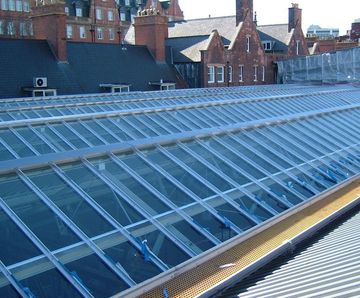 Traditional patent glazing - Marylebone railway station