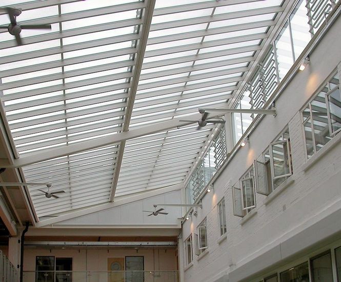 Skyline Box patent glazing – Power Road Studios, London