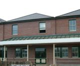 Glazed entrance canopy - Tywyn railway station, Wales - on this page