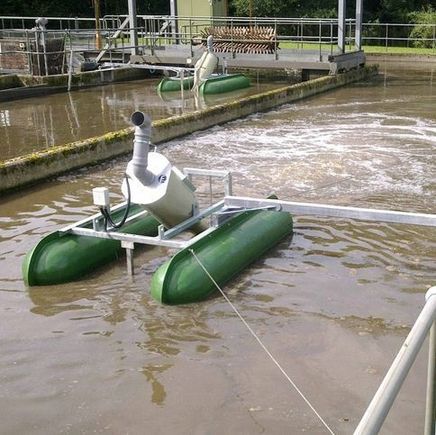 Spiral aerators for Scottish Water sewage works