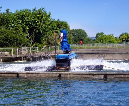 Vertex low-speed surface aerator