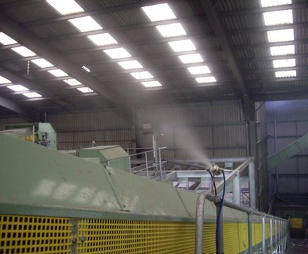 Odour and dust control at a new recycling facility
