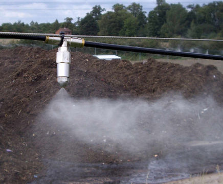 Odour control system upgrade at a composting facility