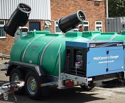 MistCannon Ranger trailer-mounted dust suppressor