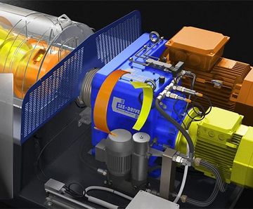 DecaPress DP574 centrifuge with SEE Drive