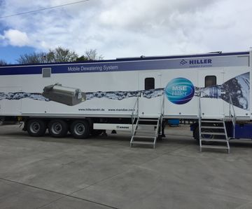 DP764 mobile sludge dewatering rig
