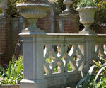 Haddonstone cast stone parapet screening