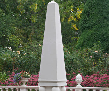 Obelisk - cast stone