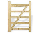 Timber pedestrian gates